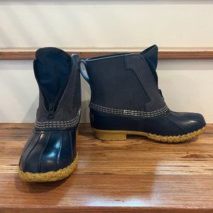 L.L. Bean Boots, 7" Fleece-Lined, Insulated, Front-Zip (Sz 6, but fit like a 7)